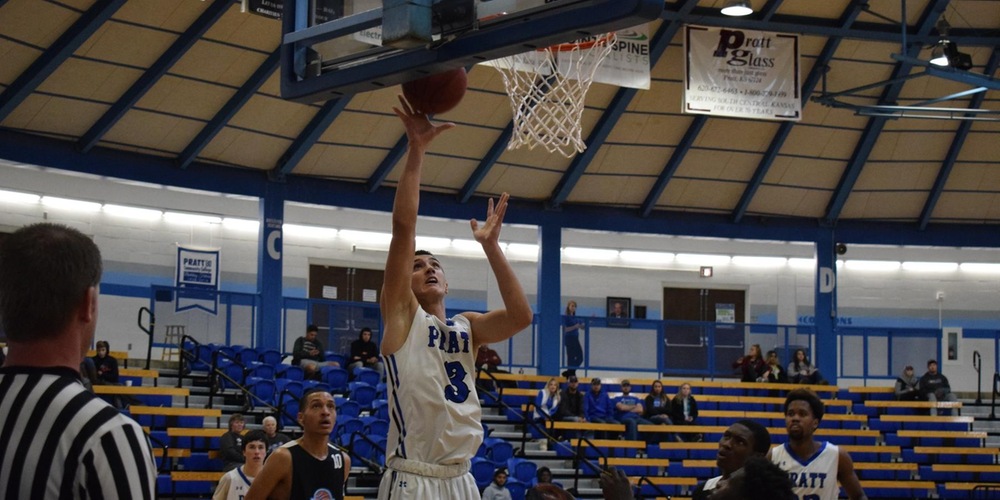 Martin Lakovic gets a wide-open layup against Spring Creek.
