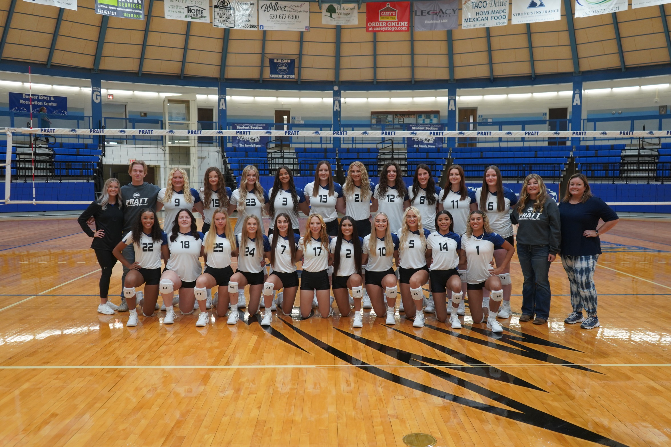 Beavers Set for Volleyball Opener at Cowley
